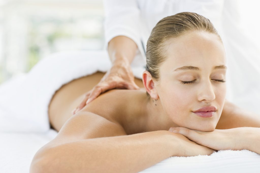 Vorbereitung auf eine Lymphdrainage-Massage